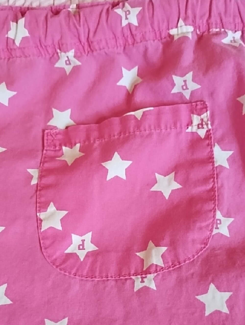 VTG Victoria's Secret Pink Star-Print Pajama Joggers - Picture 7 of 7